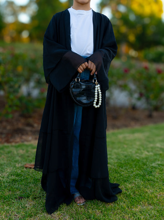 Kids Abaya - Black