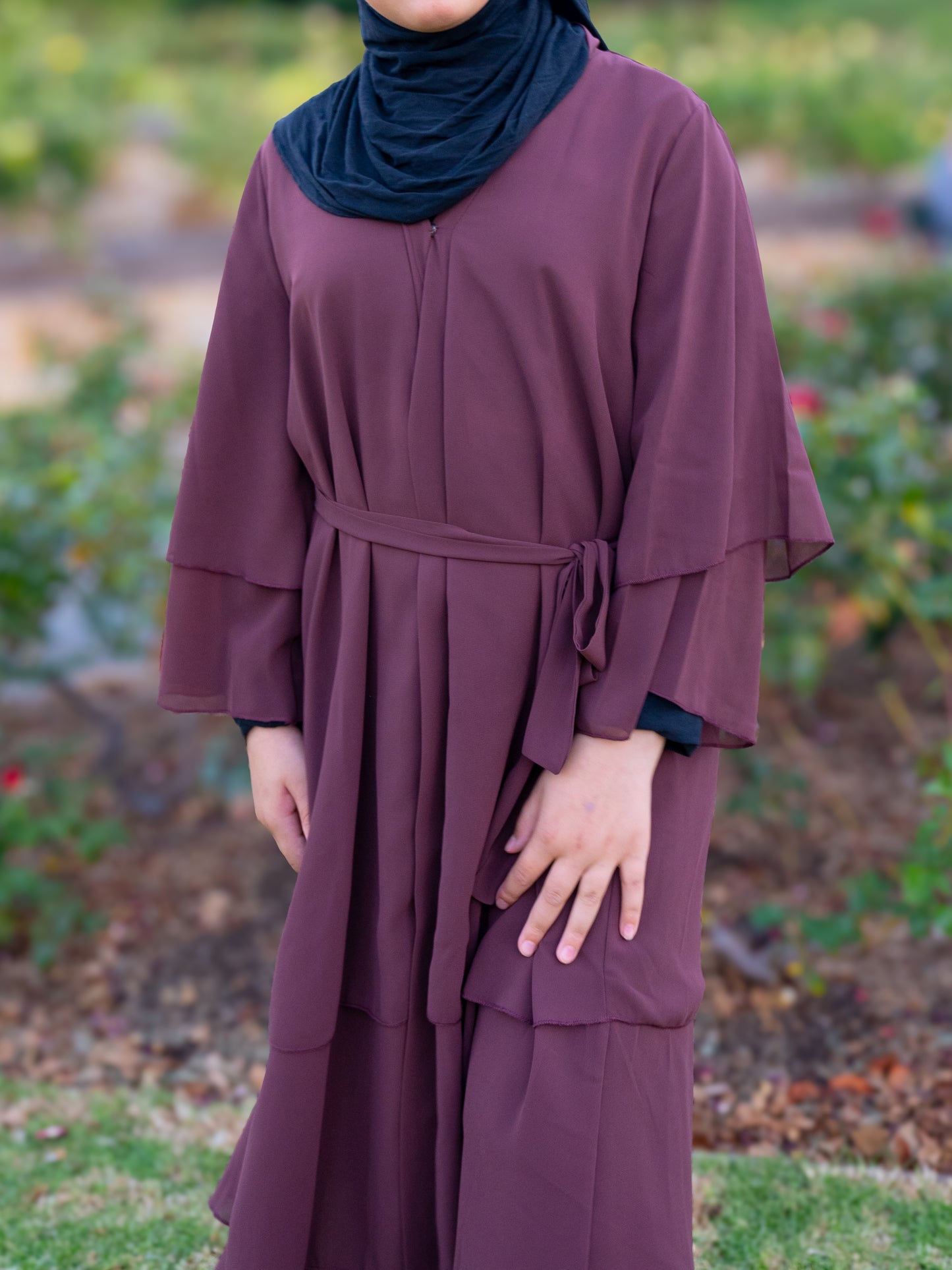 Kids Abaya - Brown