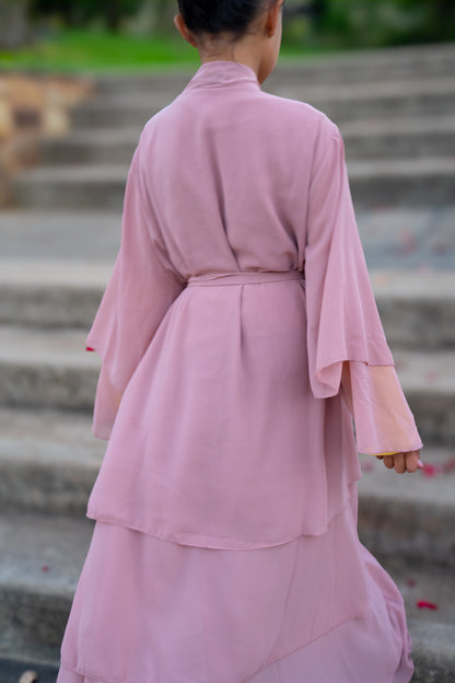 Kids Abaya - Pink