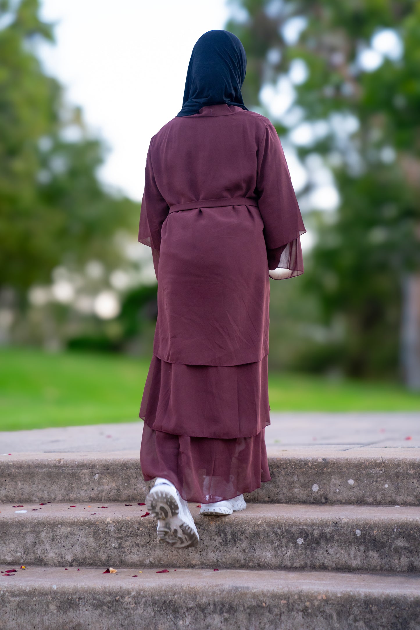Kids Abaya - Brown
