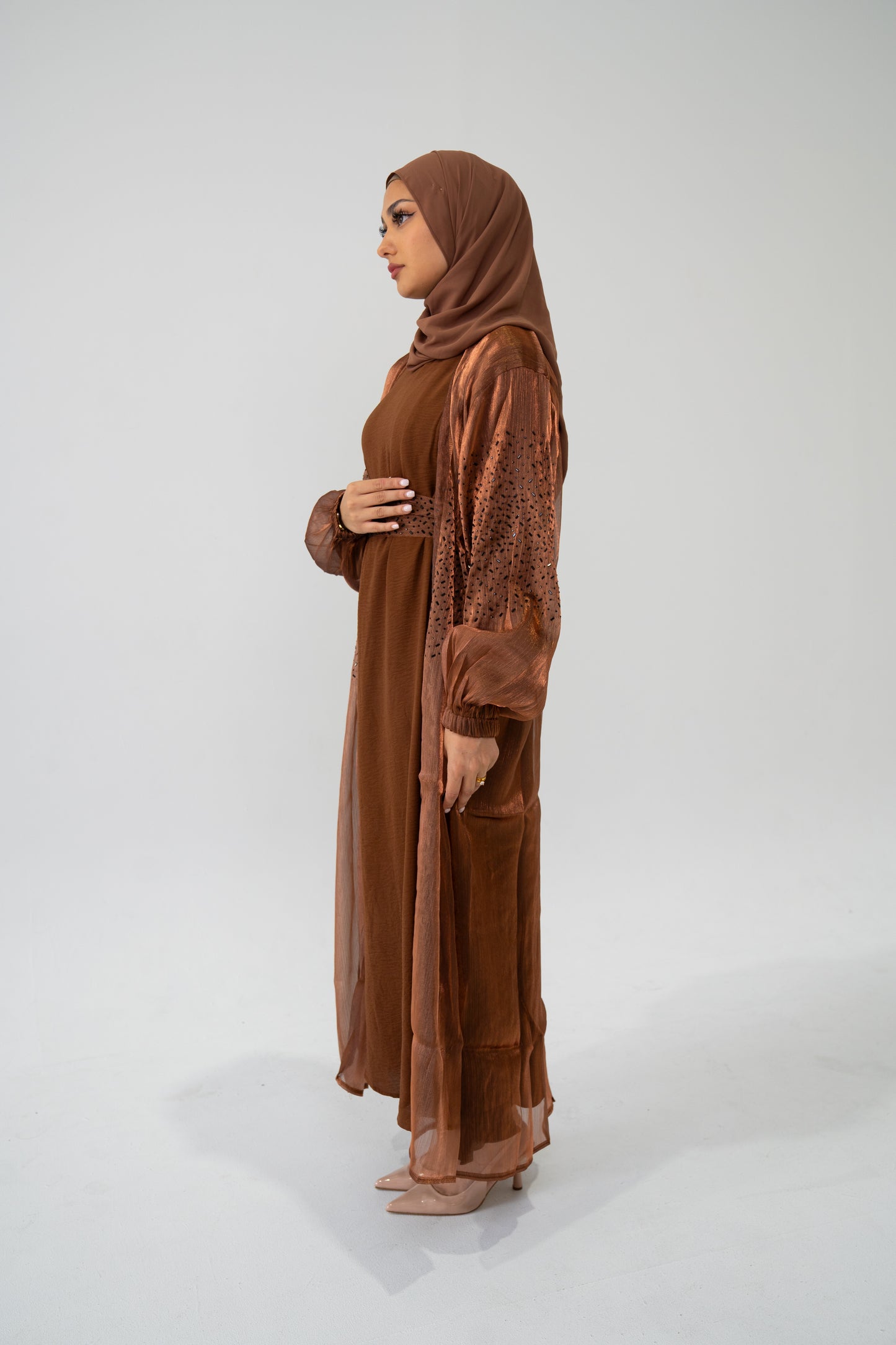 Noor Abaya - Brown