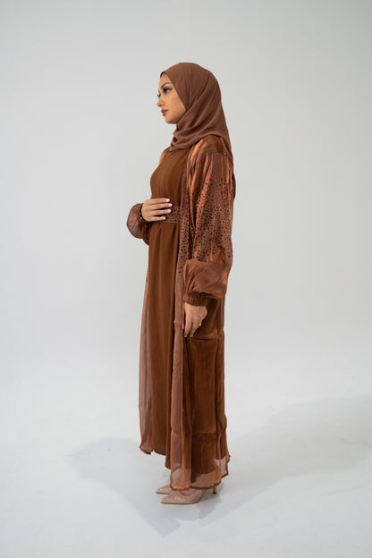 Noor Abaya - Brown