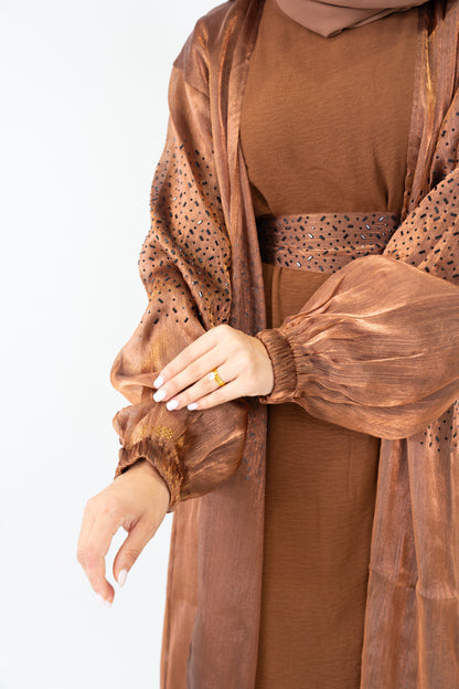 Noor Abaya - Brown