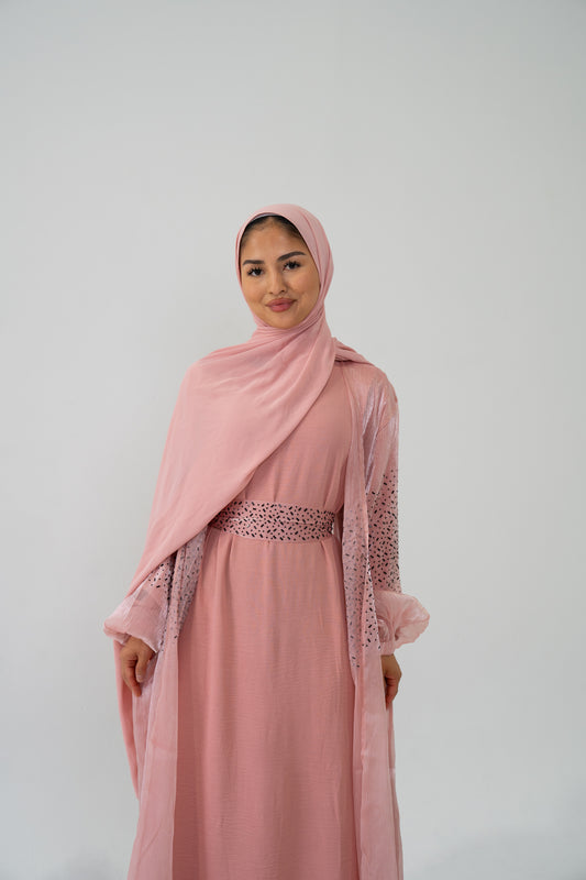Noor Abaya - Pink
