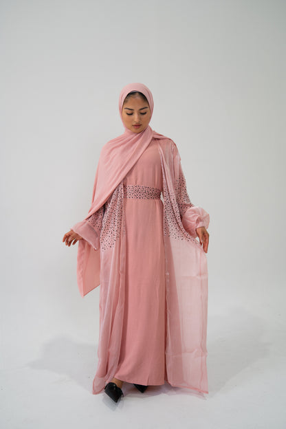 Noor Abaya - Pink