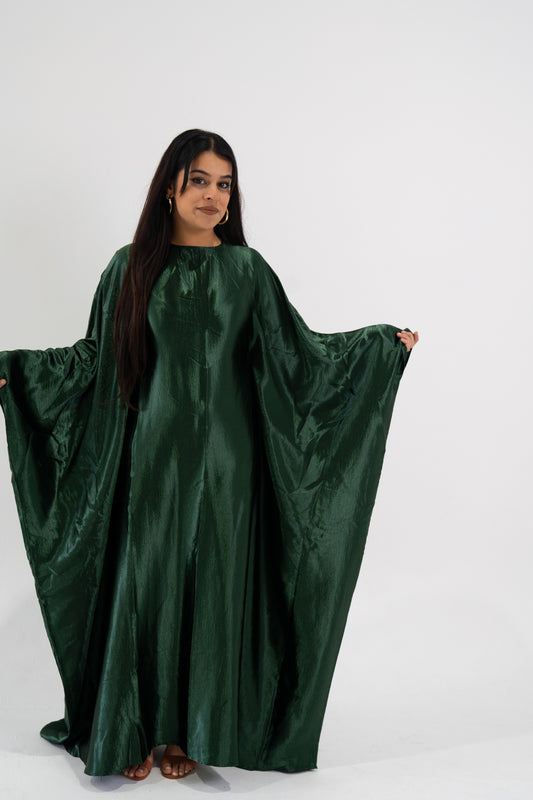 Butterfly Abaya - Green