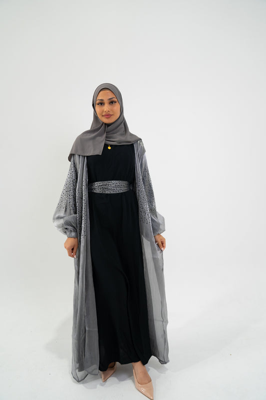 Noor Abaya - Grey