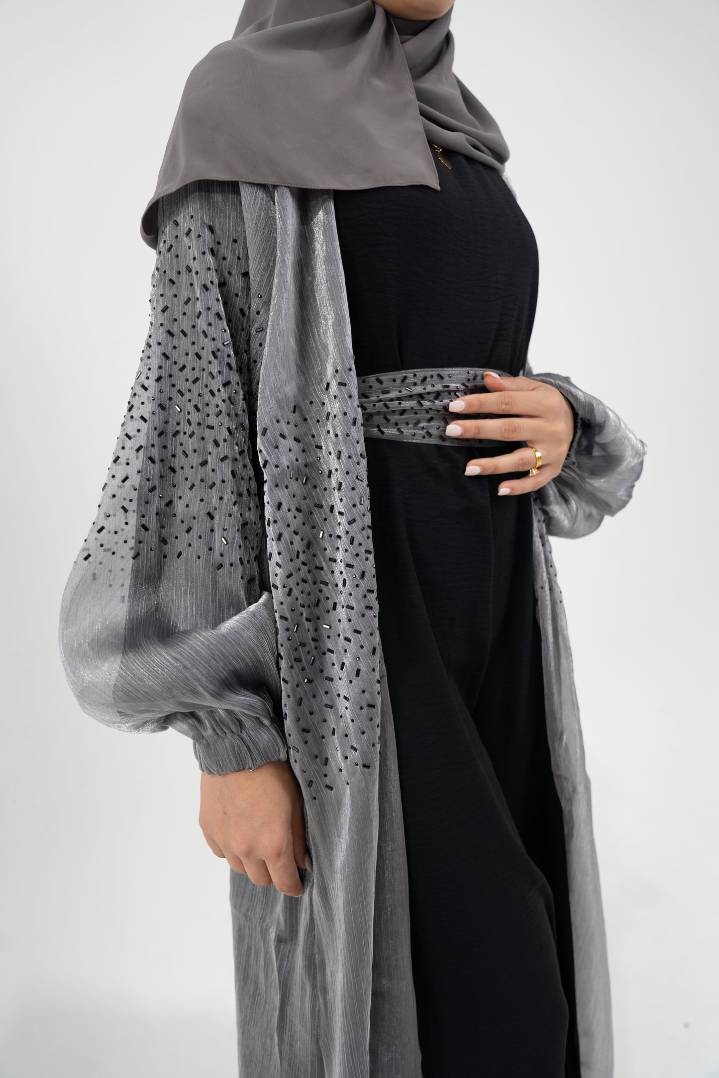 Noor Abaya - Grey