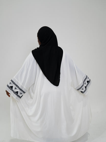 Madina Abaya - White