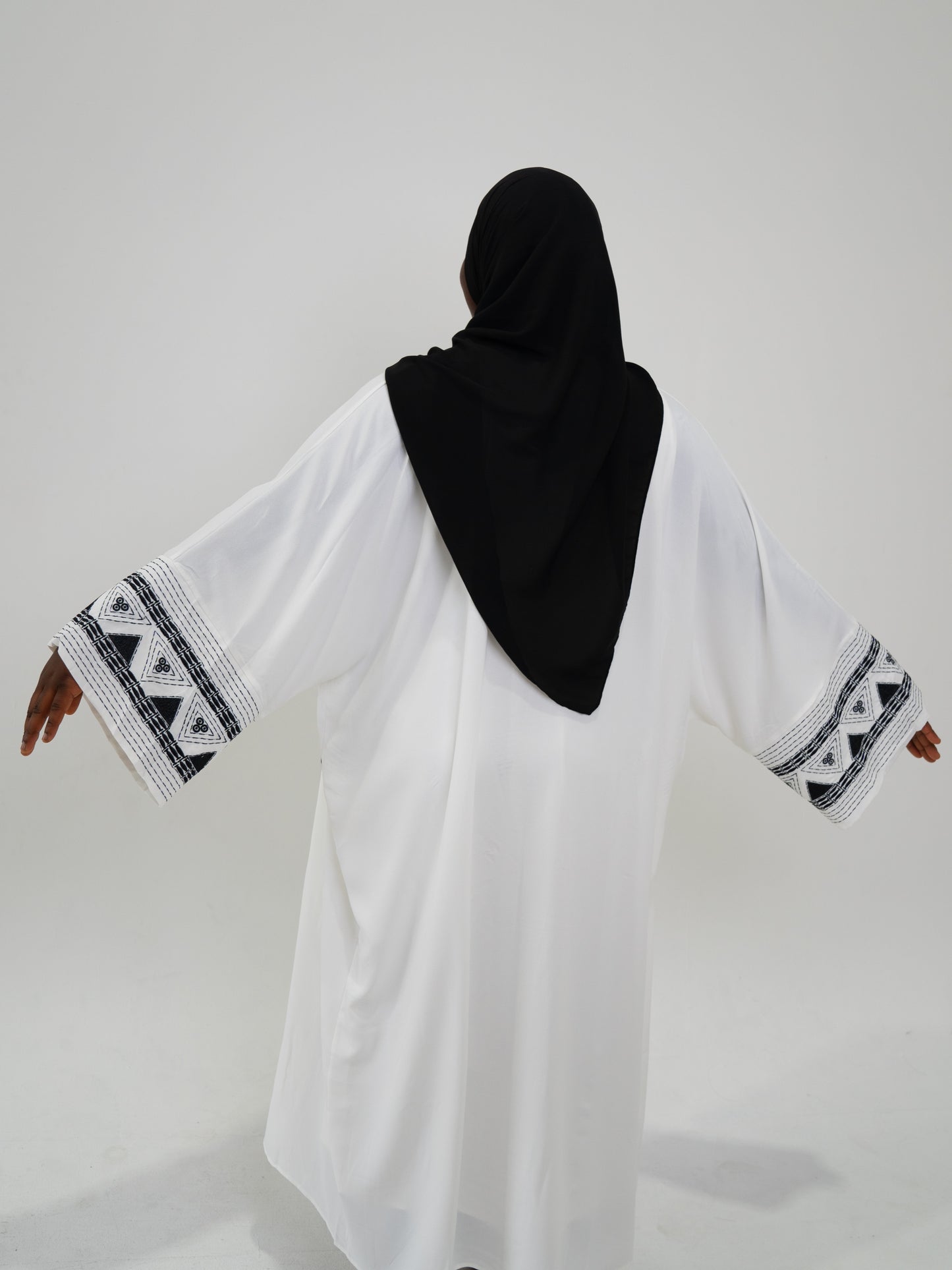 Madina Abaya - White