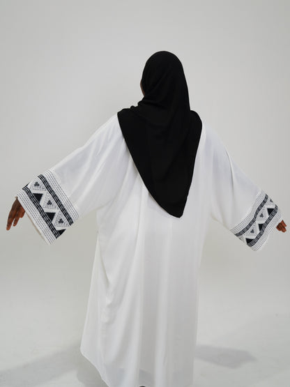 Madina Abaya - White