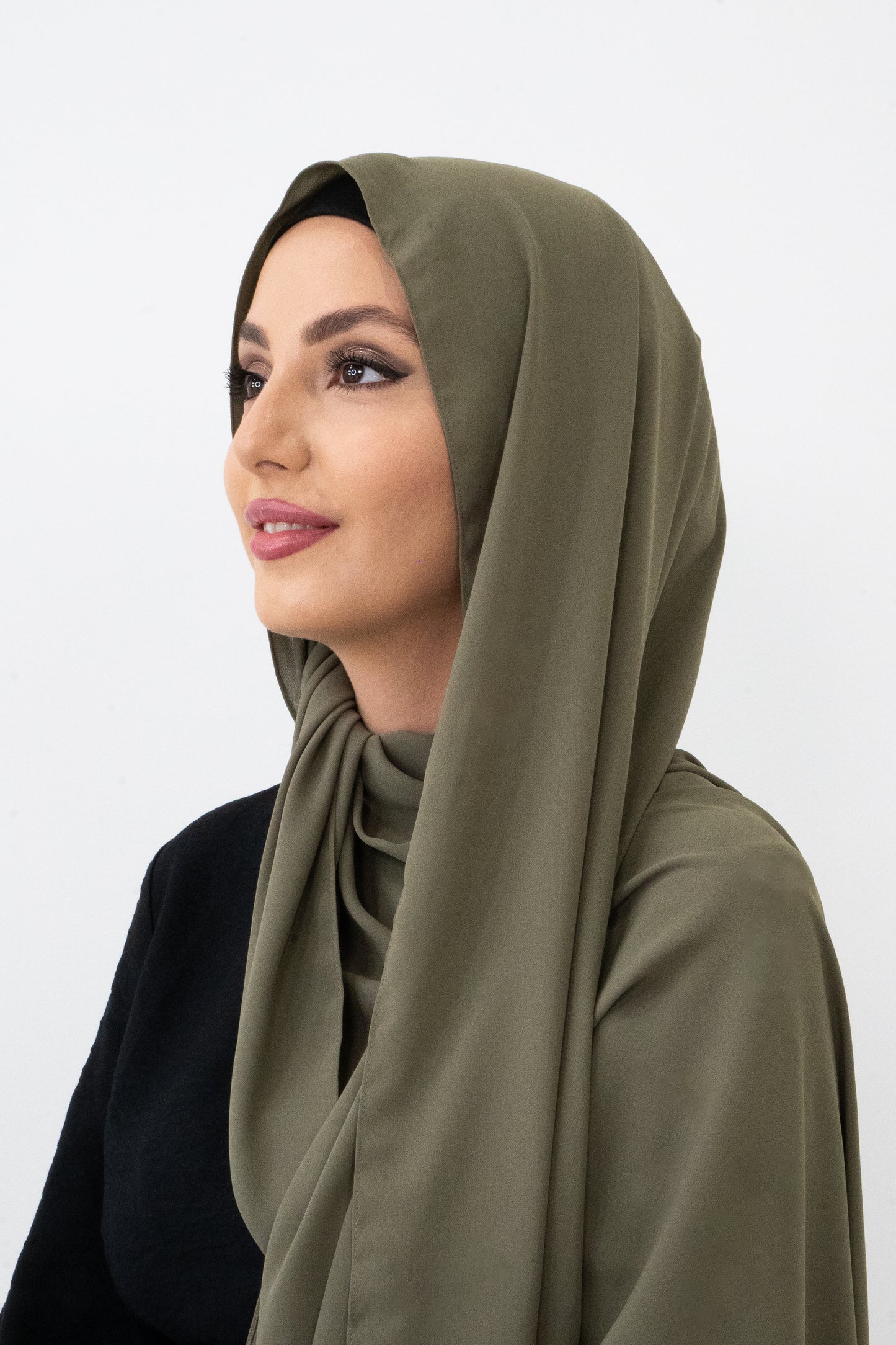 Olive Leaves chiffon