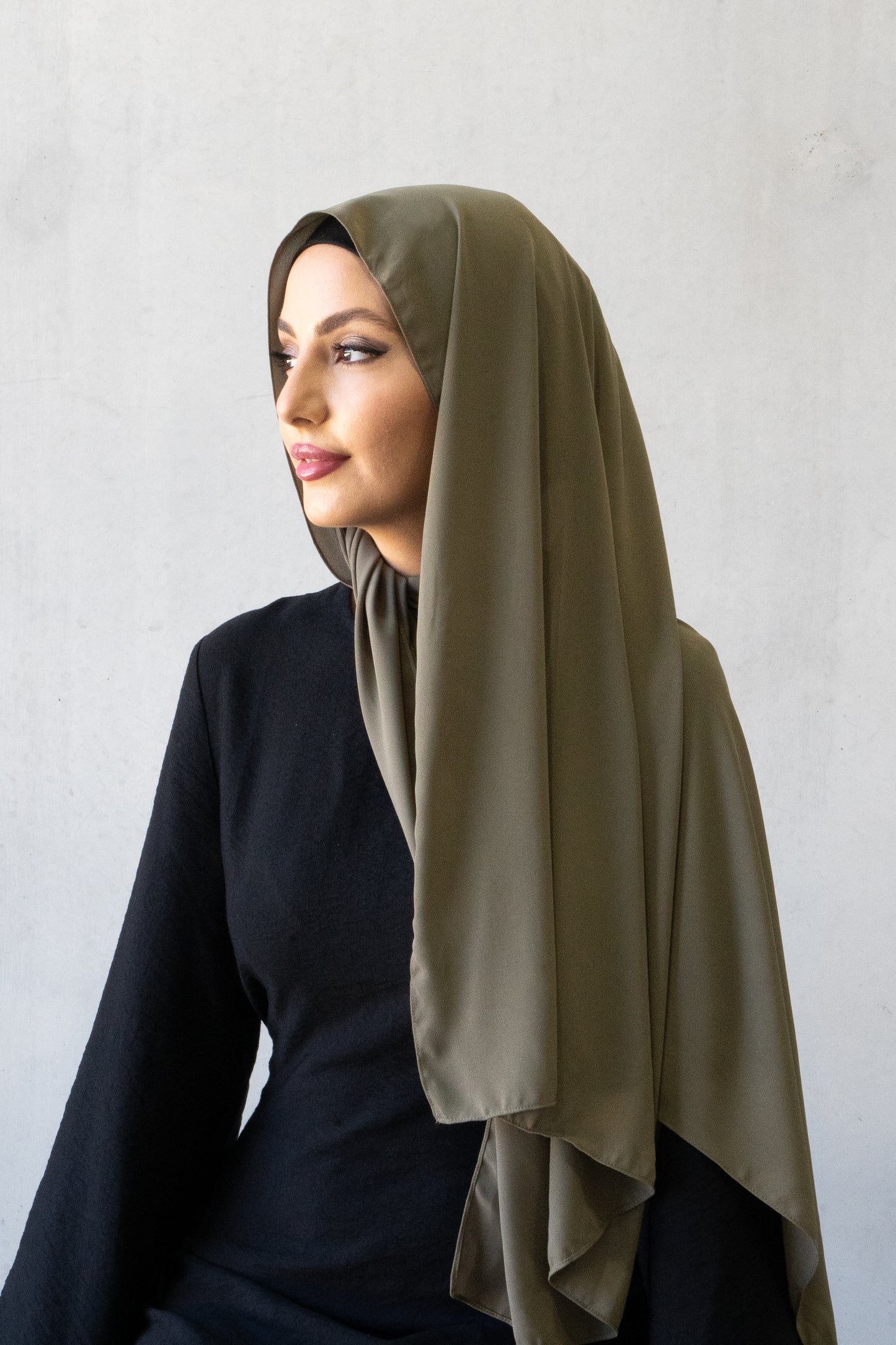 Olive Leaves chiffon