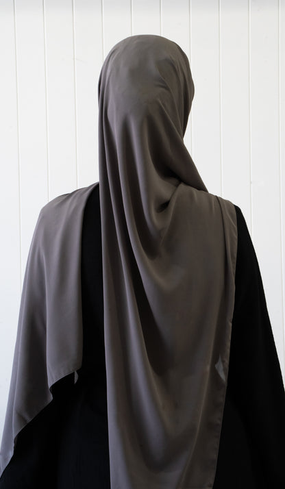Charcoal chiffon