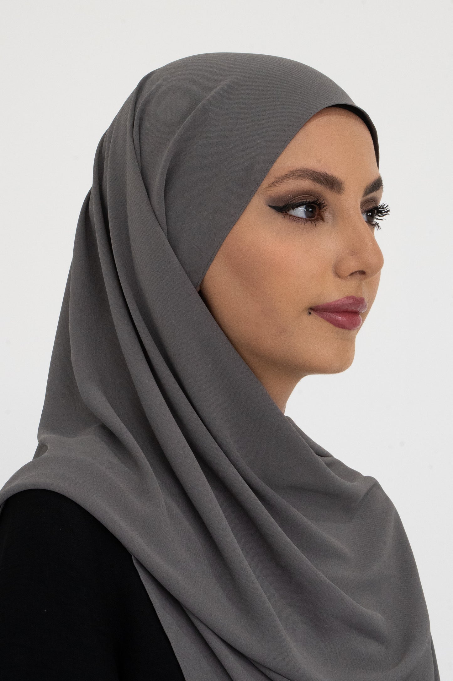 Charcoal chiffon