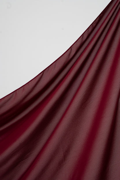 Maroon Majesty chiffon