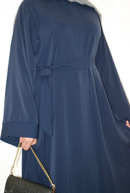 Sham Abaya - Navy Blue