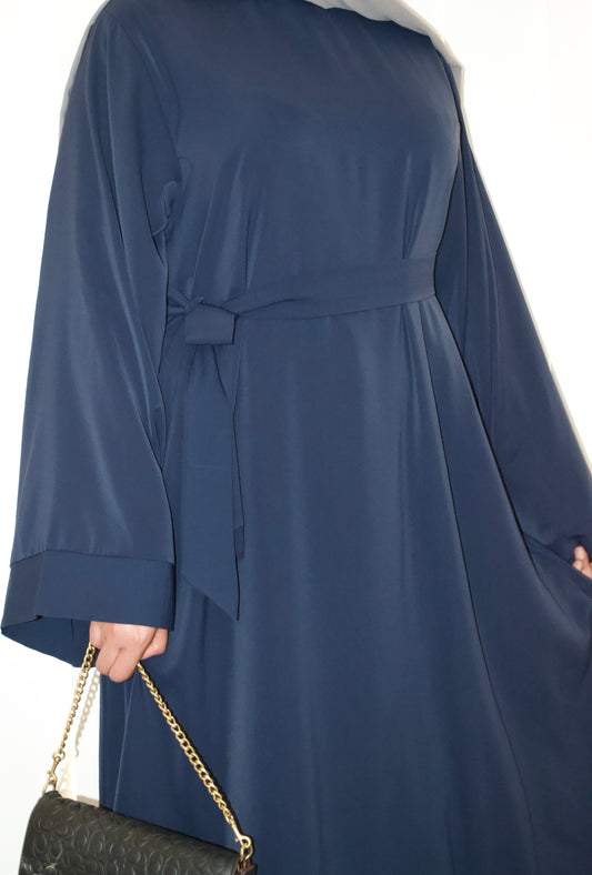 Sham Abaya - Navy Blue