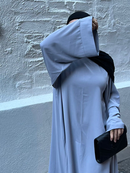 Sham Abaya - Light Grey