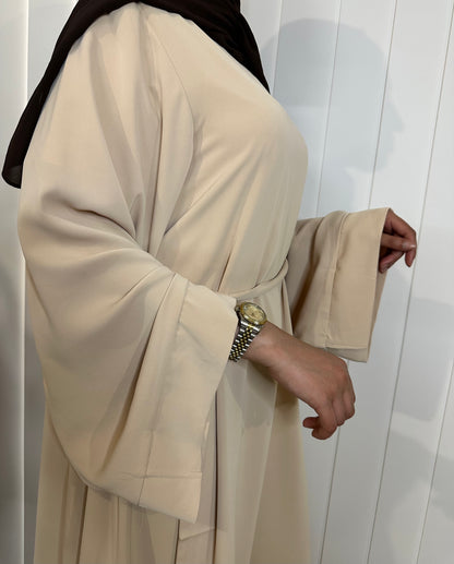 Sham Abaya - Cream