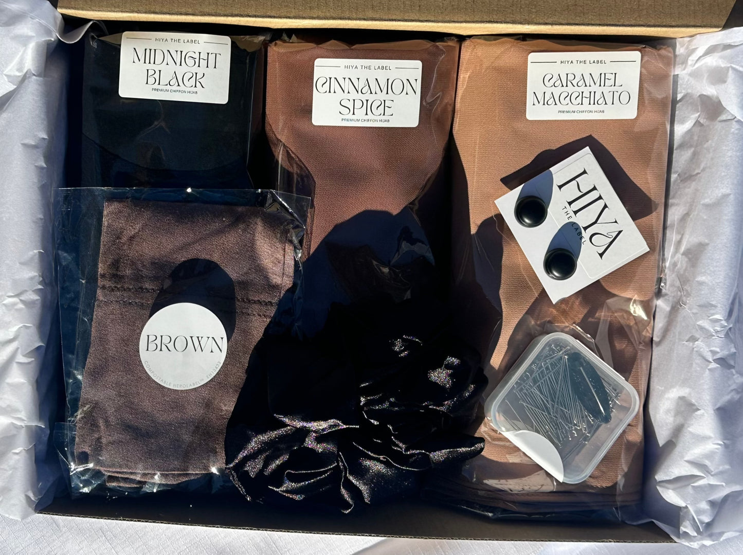Neutrals Chiffon Hijab Box