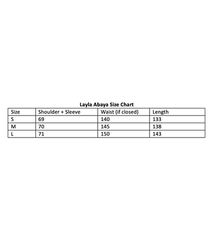 Layla Abaya - Beige